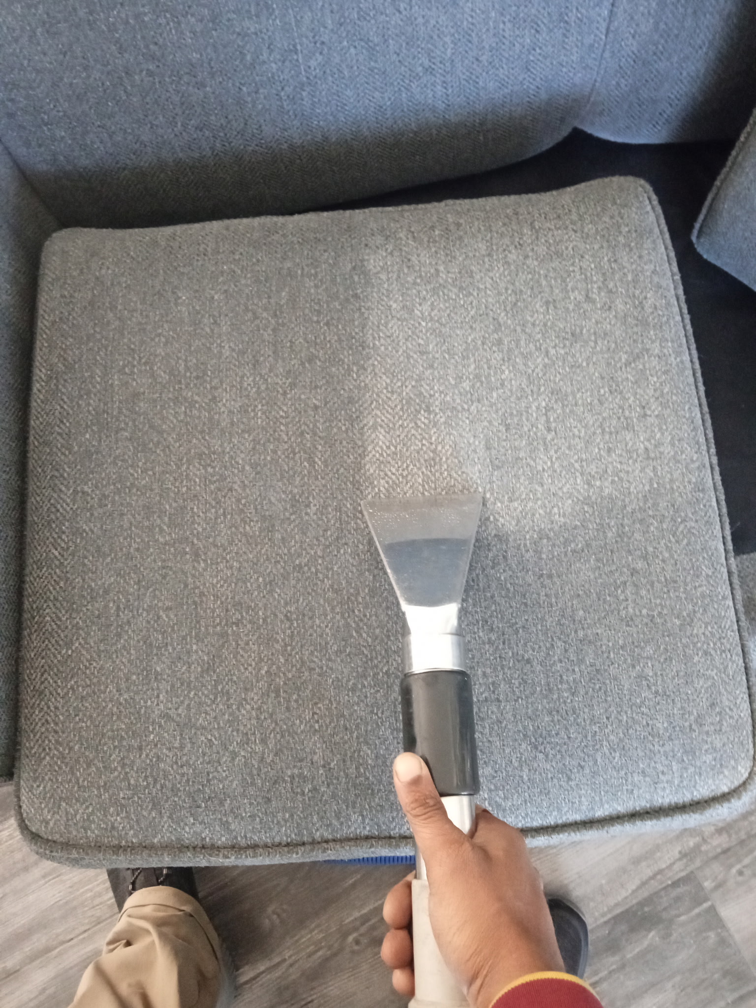 Upholstery detail cleaning
